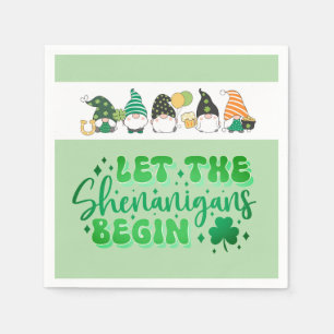 St Patrick's Day party  Napkin