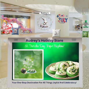 St Patrick's Day Party Paper Napkins