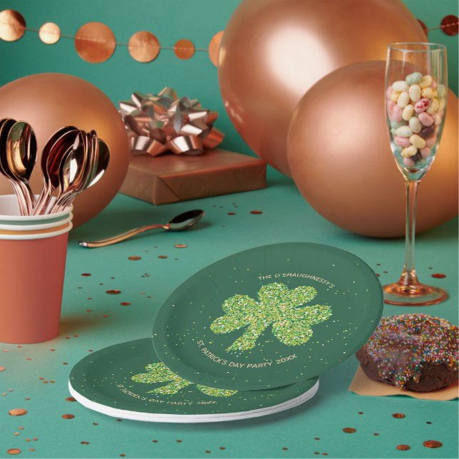 St. Patrick's Day Party Plates - Customise (Multi)