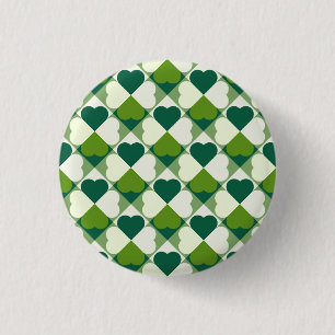 St. Patrick's Day Pattern 3 Cm Round Badge