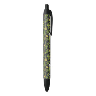 St. Patrick's Day Pattern Black Ink Pen