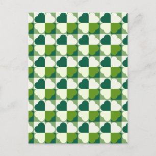 St. Patrick's Day Pattern Holiday Postcard
