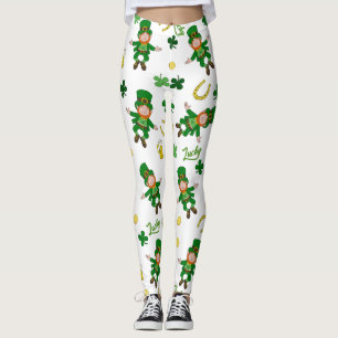 St Patricks day pattern Leggings
