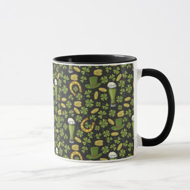 St. Patrick's Day Pattern Mug (Right)