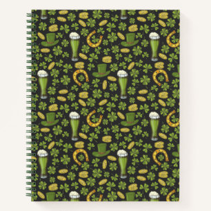 St. Patrick's Day Pattern Notebook