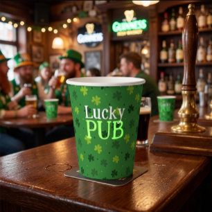 St. Patrick's Day Personalised Paper Cups