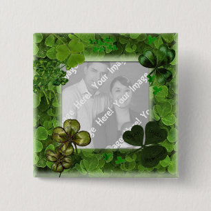 St. Patrick's Day Photo Button