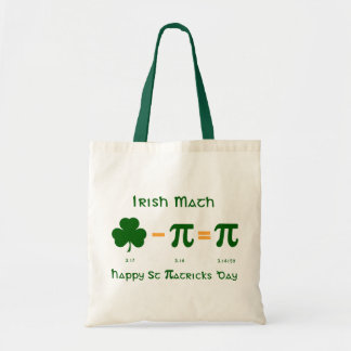 St Patricks Day & Pi Day Combination Tote Bag