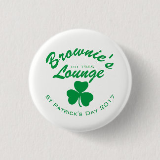 St. Patrick's Day pin back button 2017