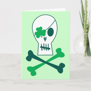 St. Patrick's Day Pirate Card