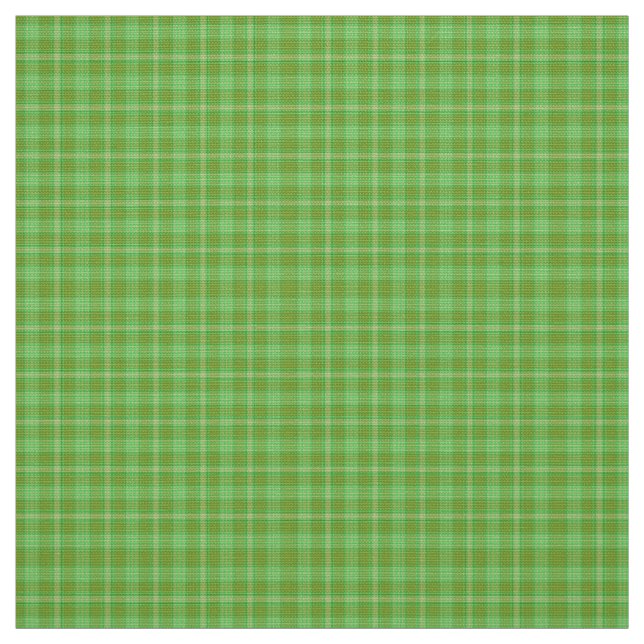 St. Patrick's Day Plaid Fabric (Swatch)