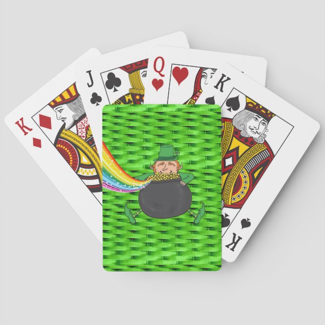 St. Patrick's  Day Playing Card Deck (Back)