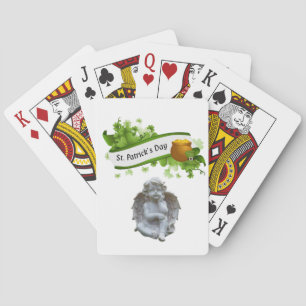 St. Patrick's  Day Playing Card Deck Angel