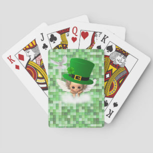 St. Patrick's  Day Playing Card Deck Angel