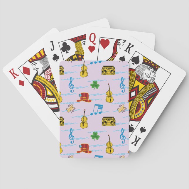 St. Patrick's day Playing Cards (Back)