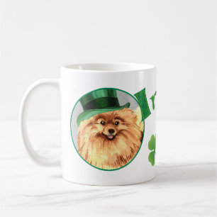 St. Patrick's Day Pomeranian Coffee Mug