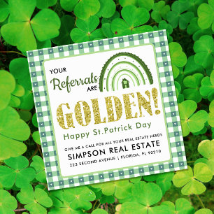 St. Patrick's Day Pop-By Tag   Your Referrals Are 
