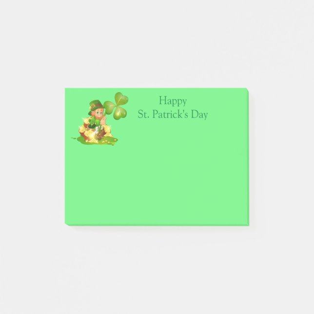 St. Patricks Day  Post-it Notes (Front)