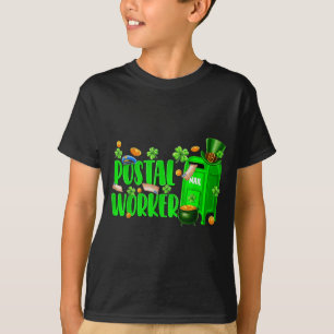 St patrick's day postal worker irish post office T-Shirt