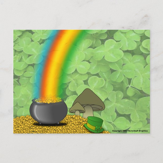 St. Patrick's Day Postcard (Front)