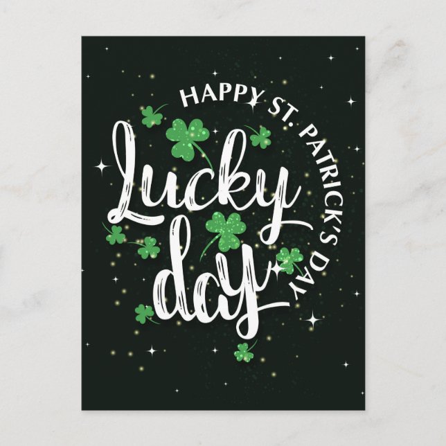 St. Patrick's Day Postcard (Front)