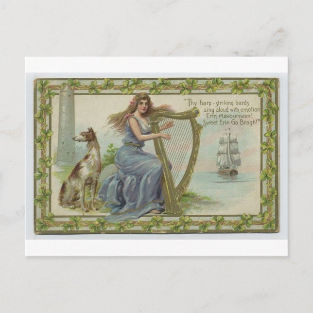 St. Patrick's Day Postcard (Front)