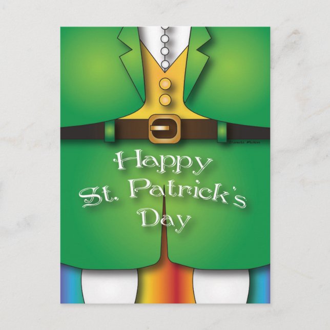 St. Patrick's Day Postcard (Front)