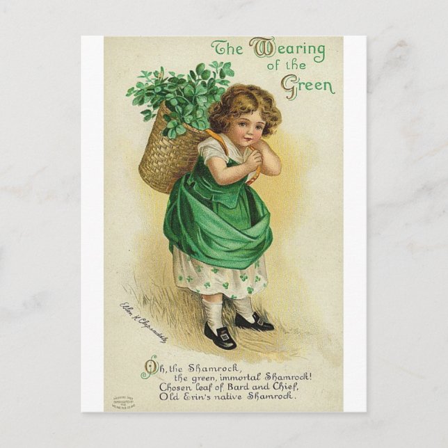 St. Patrick's Day Postcard (Front)