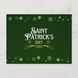 St Patricks Day Postcard