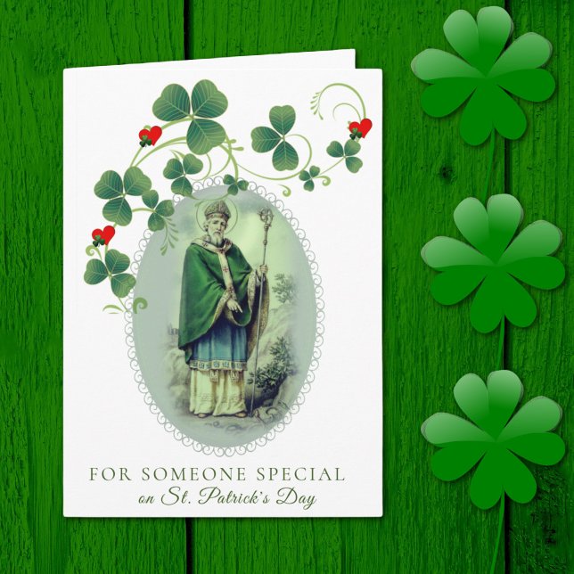 St. Patrick's Day Prayer Blessing Religious Card (Creator Uploaded)