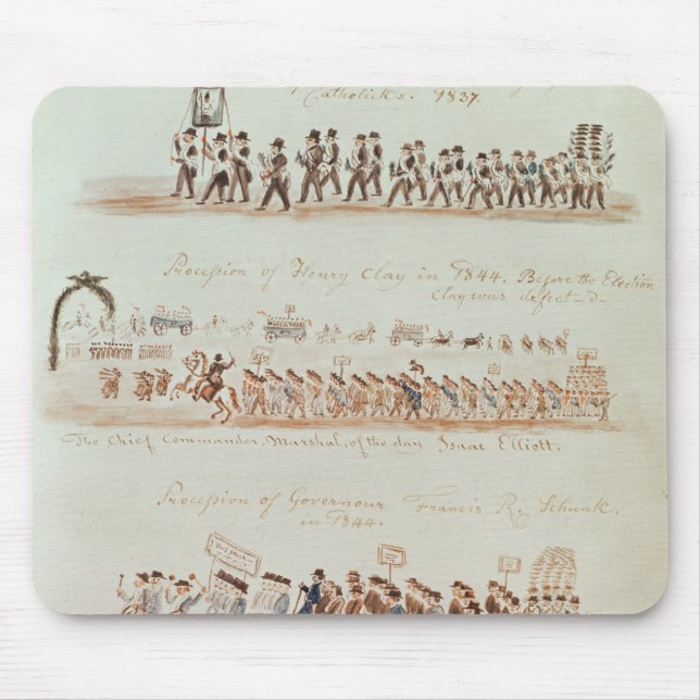 St. Patrick's Day procession Mouse Mat (Front)