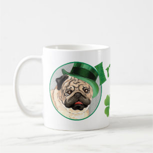 St. Patrick's Day Pug Coffee Mug