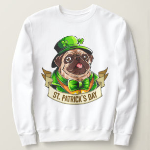 St. Patrick's Day Pug Sweatshirt