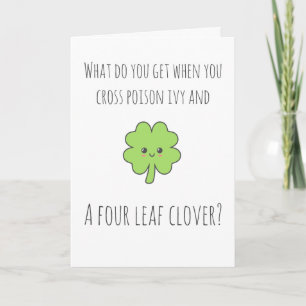 St. Patrick's Day Punny Card