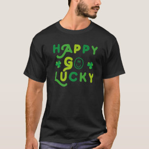 St. Patrick's Day Pyjamas Happy Go Lucky Irish Sha T-Shirt