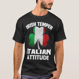 St Patrick's Day pyjamas Irish Temper Italian Atti T-Shirt