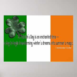 St. Patrick's Day Quote Print