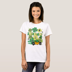 St Patrick's Day Radiology Lucky Shamrock Rad Tech T-Shirt