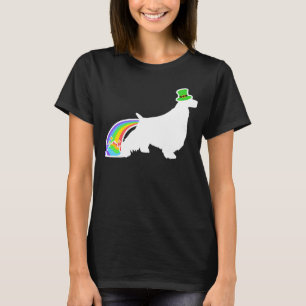 St Patrick's Day Rainbow Dog  English Springer Spa T-Shirt