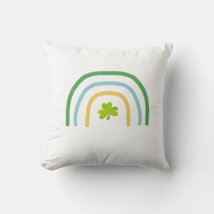 St Patricks Day Rainbow Irish  Cushion