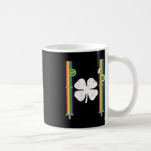 St. Patrick's Day Rainbow Suspenders Clover Boys G Coffee Mug
