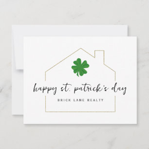 St. Patrick's Day Real Estate Promotional Card