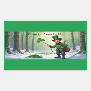 St. Patrick's Day Rectangular Sticker