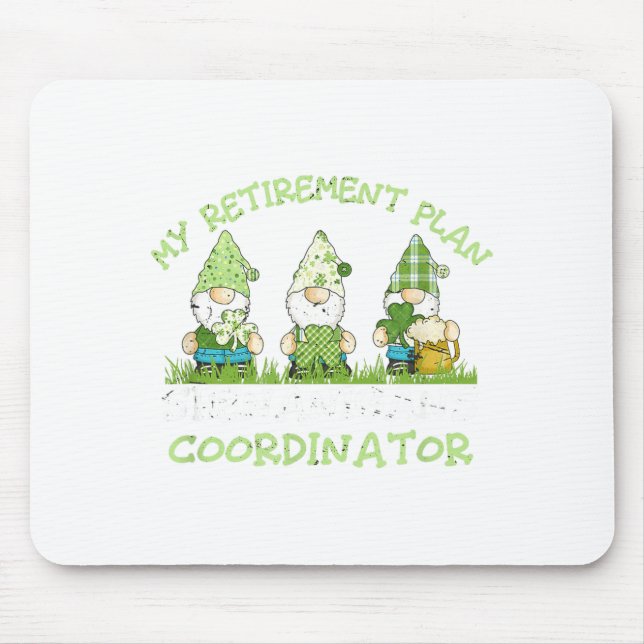 St Patrick's Day Retirement Irish Retiring Party S Mouse Mat (Front)