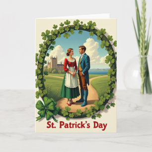 St Patricks Day Romance Card