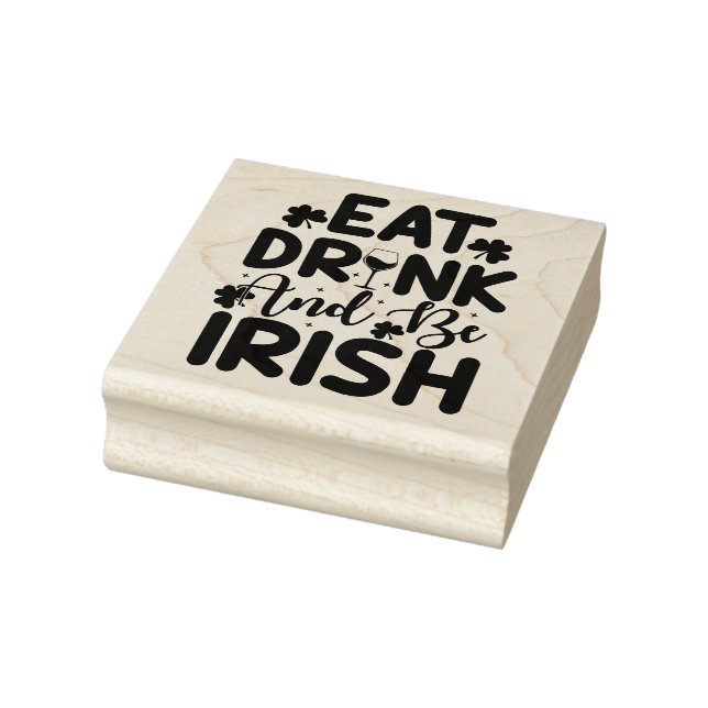 St Patrick's Day Rubber Stamp (Stamp)