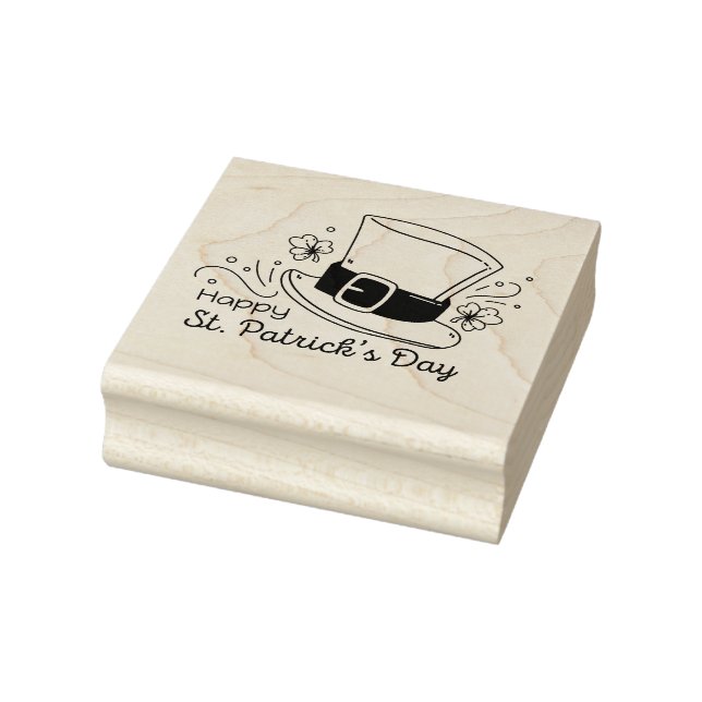 St Patrick's Day Rubber Stamp (Stamp)