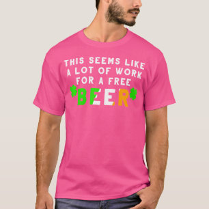 St Patricks Day Running For Irish Beer Races T-Shirt