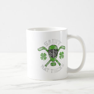 St Patricks Day Saint Hat Tricks Hockey Shamrock K Coffee Mug