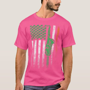 St. Patrick'S Day Saxophone Horn Music Musician Ja T-Shirt